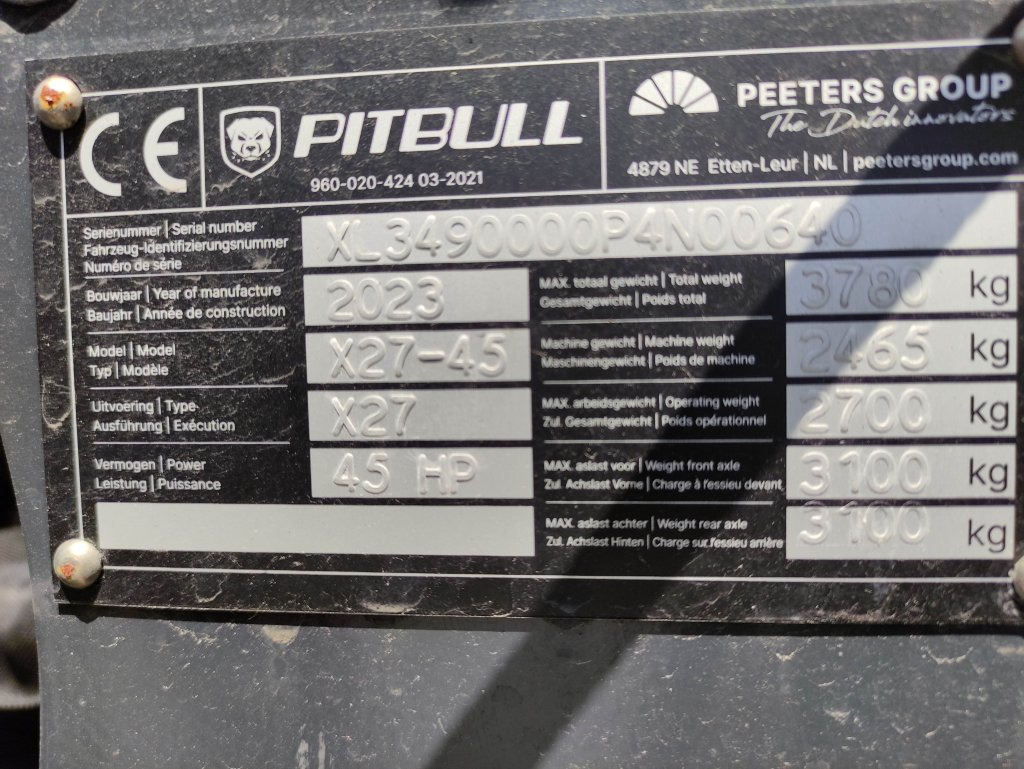 Compact loader Pitbull X27-45: picture 7