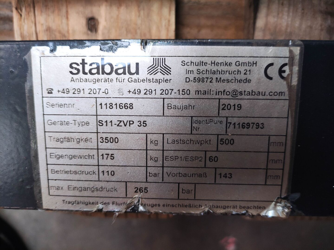Stabau S11-ZVP35 - Forks: picture 5 Stabau S11-ZVP35 - Forks: picture 5