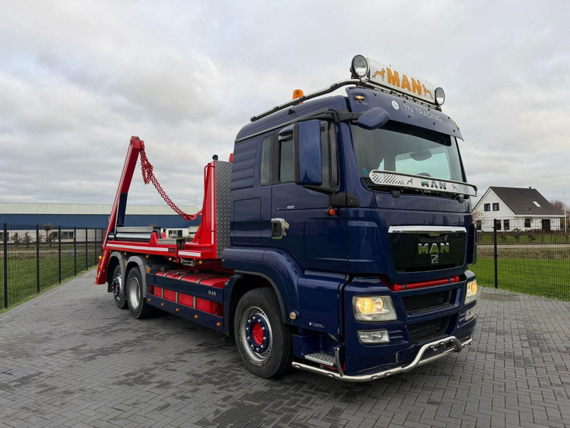 MAN 28.480 PORTAAL ARM, BLAD LUCHT, RETARDER, 6X2. - Skip loader truck: picture 1 MAN 28.480 PORTAAL ARM, BLAD LUCHT, RETARDER, 6X2. - Skip loader truck: picture 1