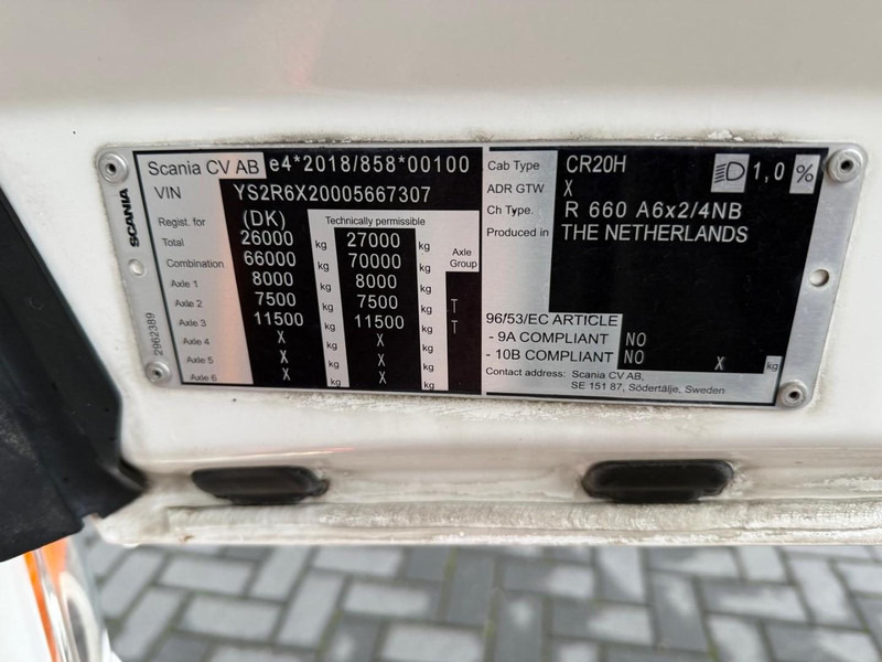Tractor unit Scania R660 FULL AIR, LEATHER, ALCOA, SHOW INTERIOR, TOP.: picture 17 Tractor unit Scania R660 FULL AIR, LEATHER, ALCOA, SHOW INTERIOR, TOP.: picture 17
