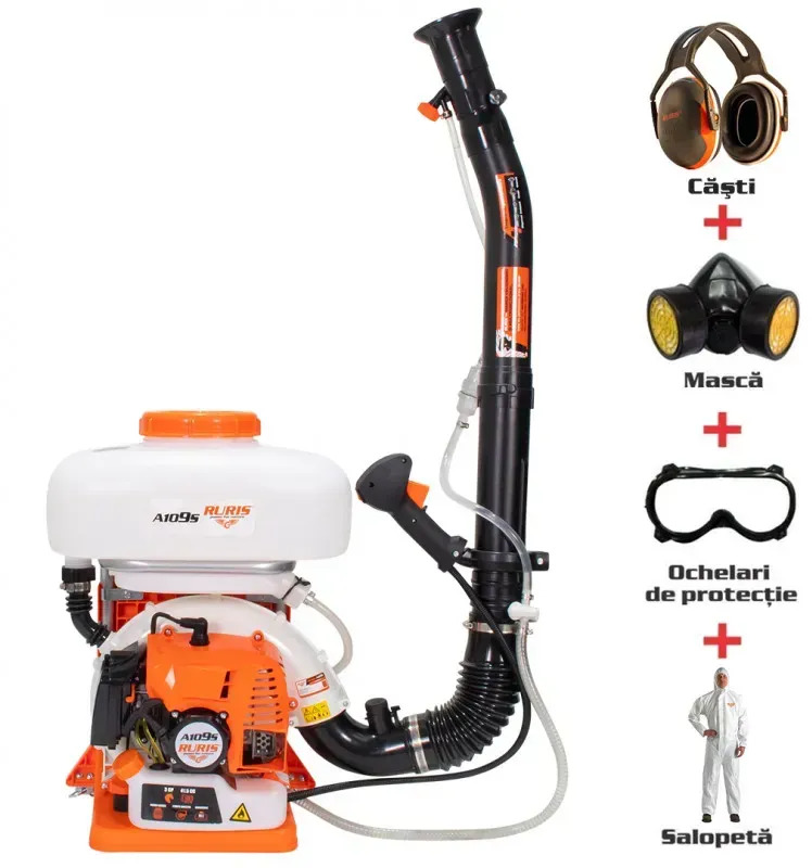 Sprayer Opryskiwacz RURIS A109S + PREZENT maska ochronna, okulary ochronne, kombinezon: picture 1