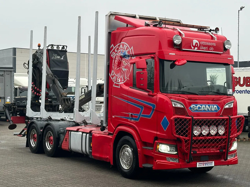 Scania R650 V8 6x4 FTG V10cx V-Kran Wood Transporter Euro 6 Retarder Full Air - Timber truck: picture 5 Scania R650 V8 6x4 FTG V10cx V-Kran Wood Transporter Euro 6 Retarder Full Air - Timber truck: picture 5