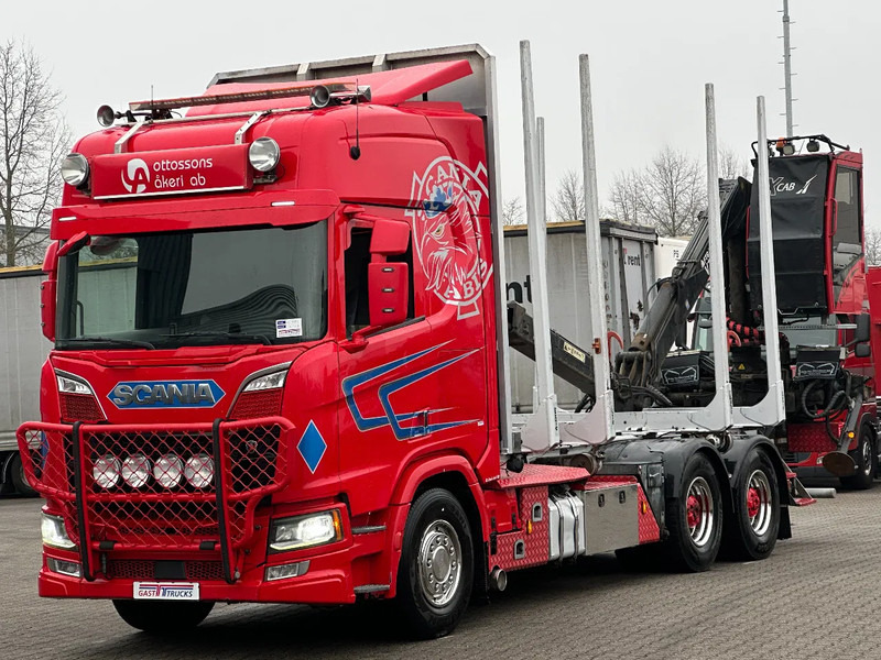 Scania R650 V8 6x4 FTG V10cx V-Kran Wood Transporter Euro 6 Retarder Full Air - Timber truck: picture 2 Scania R650 V8 6x4 FTG V10cx V-Kran Wood Transporter Euro 6 Retarder Full Air - Timber truck: picture 2