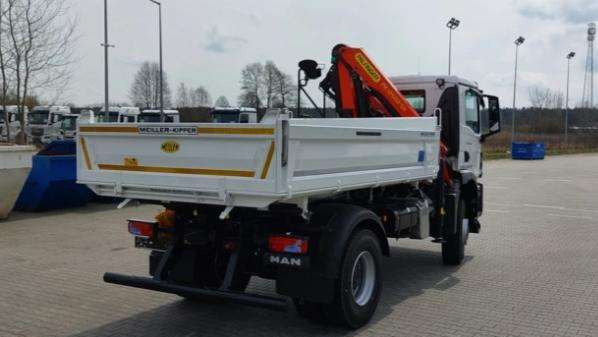 MAN TGM 18.320 - Tipper, Crane truck: picture 4 MAN TGM 18.320 - Tipper, Crane truck: picture 4