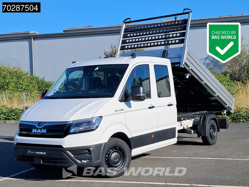 MAN TGE 3.180 Neu! Dreiseitenkipper Automatik 2025 Facelift 180PS AHK LED Klima Tempomat Navi ACC Euro6 Kieper 3m3 A/C Towbar Cruise control - Tipper van: picture 1 MAN TGE 3.180 Neu! Dreiseitenkipper Automatik 2025 Facelift 180PS AHK LED Klima Tempomat Navi ACC Euro6 Kieper 3m3 A/C Towbar Cruise control - Tipper van: picture 1