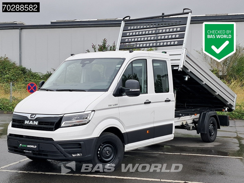 MAN TGE 3.180 Neu! Dreiseitenkipper Automatik 2025 Facelift 180PS AHK LED Klima Tempomat Navi ACC Euro6 Kieper 3m3 A/C Towbar - Tipper van: picture 1 MAN TGE 3.180 Neu! Dreiseitenkipper Automatik 2025 Facelift 180PS AHK LED Klima Tempomat Navi ACC Euro6 Kieper 3m3 A/C Towbar - Tipper van: picture 1