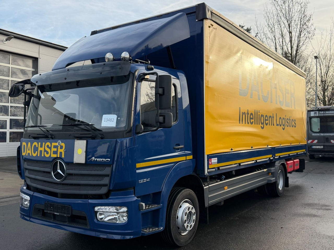 Mercedes-Benz Atego 1224 Edscha, Plane, Lbw, Ahk, Klima, Autom - Curtain side truck: picture 2 Mercedes-Benz Atego 1224 Edscha, Plane, Lbw, Ahk, Klima, Autom - Curtain side truck: picture 2