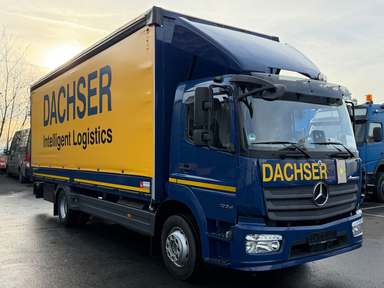 Mercedes-Benz Atego 1224 Edscha, Plane, Lbw, Ahk, Klima, Autom - Curtain side truck: picture 1 Mercedes-Benz Atego 1224 Edscha, Plane, Lbw, Ahk, Klima, Autom - Curtain side truck: picture 1