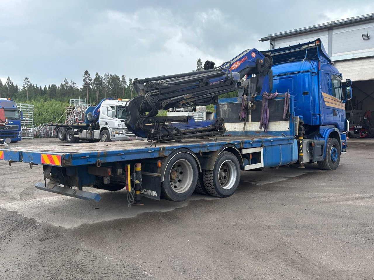Dropside/ Flatbed truck, Crane truck Truck Scania R 164 460 + crane PM 35.5 SP: picture 6