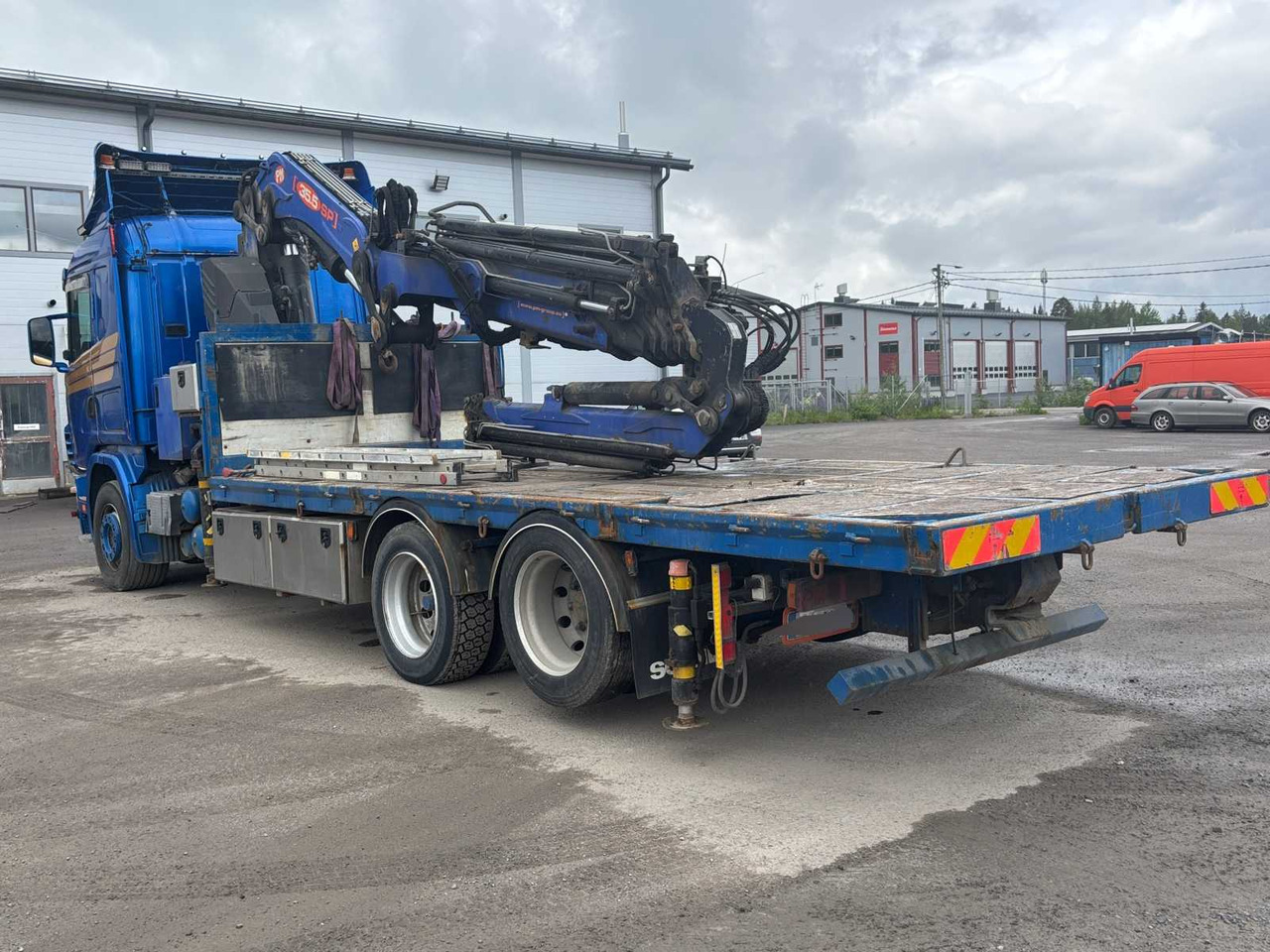 Dropside/ Flatbed truck, Crane truck Truck Scania R 164 460 + crane PM 35.5 SP: picture 8