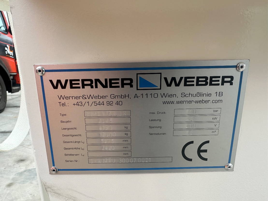 Werner & Weber Natvuil 12 m3 - Garbage truck body: picture 5 Werner & Weber Natvuil 12 m3 - Garbage truck body: picture 5