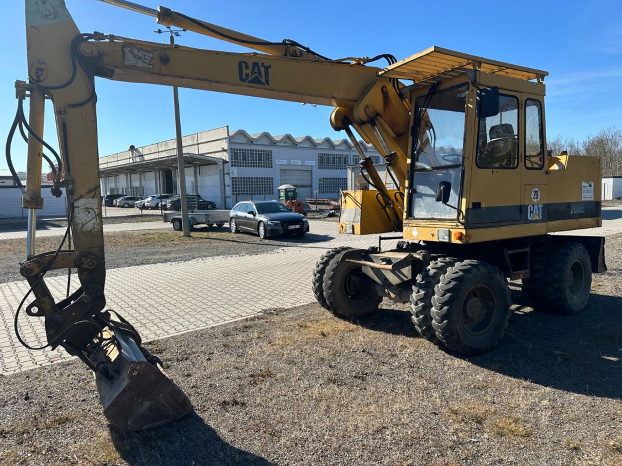 CAT 206 B FT + SCHAUFELN 2X GR. - Wheel excavator: picture 1 CAT 206 B FT + SCHAUFELN 2X GR. - Wheel excavator: picture 1