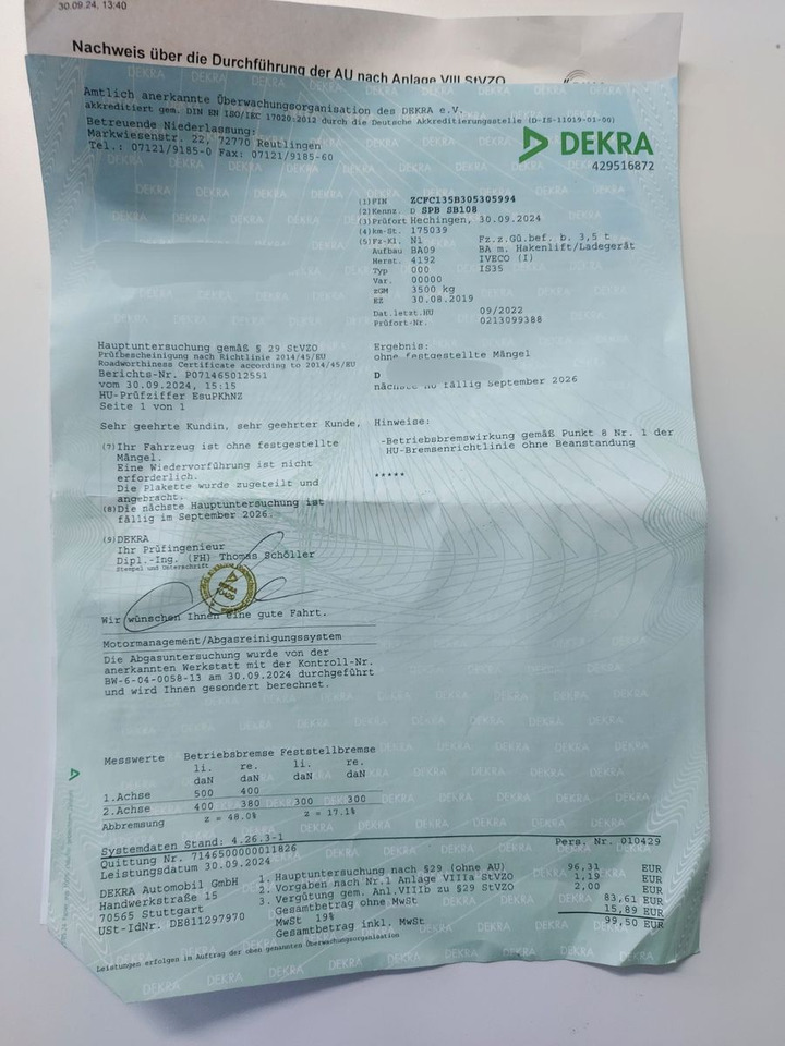 Iveco Daily 35s16 KOFFER LBW KLIMA - Closed box van: picture 3 Iveco Daily 35s16 KOFFER LBW KLIMA - Closed box van: picture 3