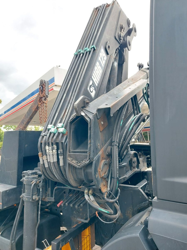 Tipper, Crane truck Mercedes-Benz Actros 1828 Hiab Absetzkipper Hiab Kran Absetzer: picture 22