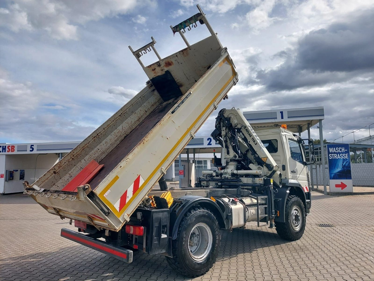 Mercedes-Benz Atego / 1324 MEILLER 4X4 KRAN ATLAS 116.3 Kipper - Tipper, Crane truck: picture 5 Mercedes-Benz Atego / 1324 MEILLER 4X4 KRAN ATLAS 116.3 Kipper - Tipper, Crane truck: picture 5