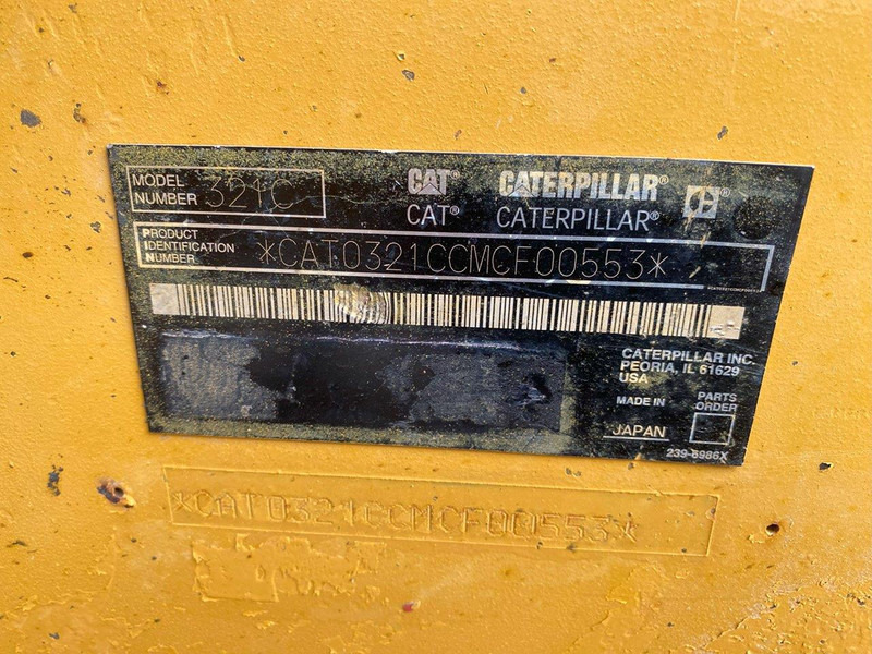 Crawler excavator Caterpillar 321 C LCR NVT: picture 13