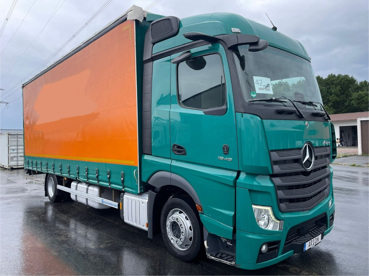 Mercedes-Benz Actros 1845 Pritsche+Plane/Retarder/MirrorCams - Curtain side truck: picture 1 Mercedes-Benz Actros 1845 Pritsche+Plane/Retarder/MirrorCams - Curtain side truck: picture 1