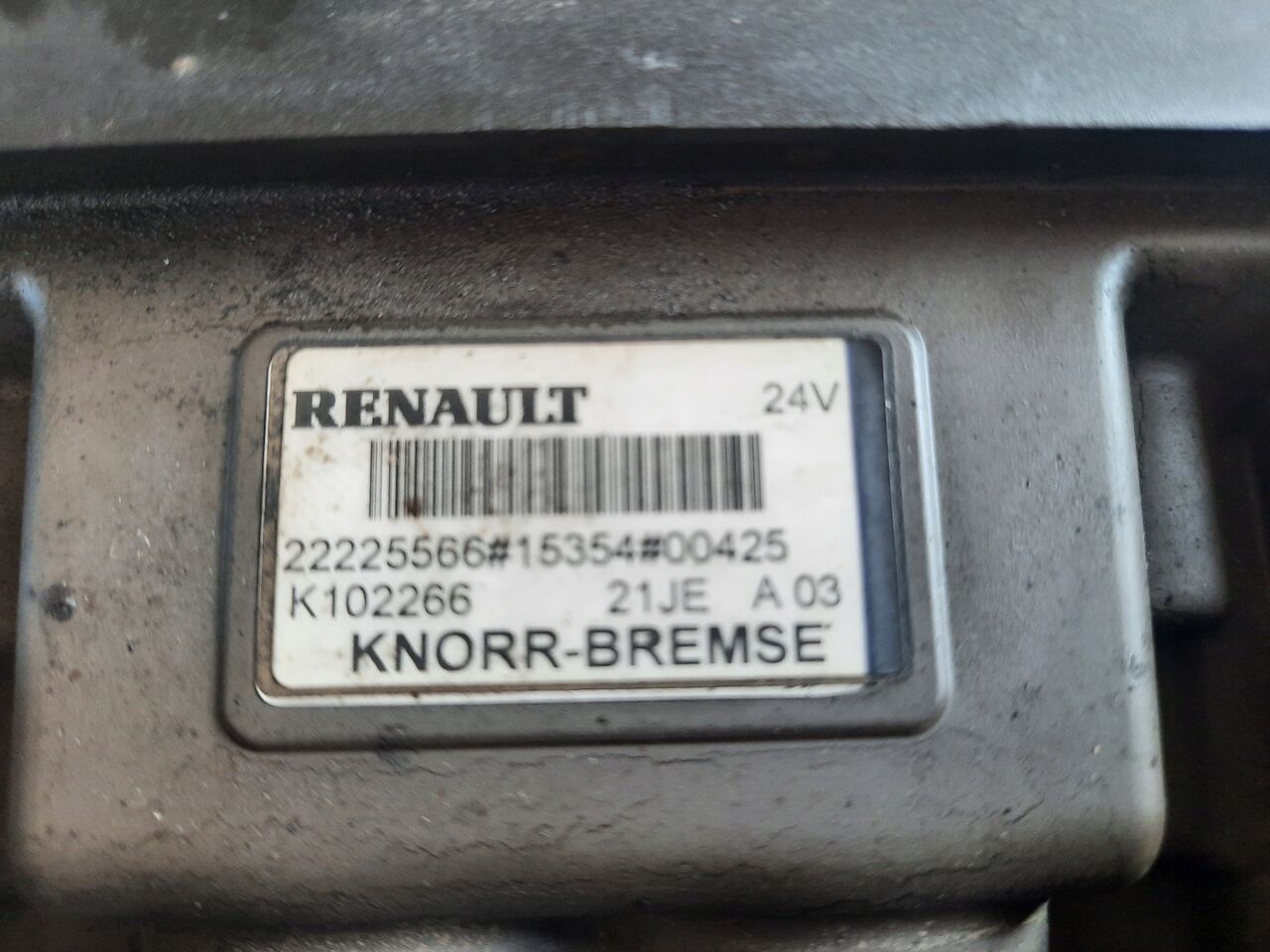 KNORR-BREMSE ZAWÓR EBS TYLNY TYŁ RENAULT GAMA RANGE T RANGE - Brake valve for Truck: picture 3 KNORR-BREMSE ZAWÓR EBS TYLNY TYŁ RENAULT GAMA RANGE T RANGE - Brake valve for Truck: picture 3