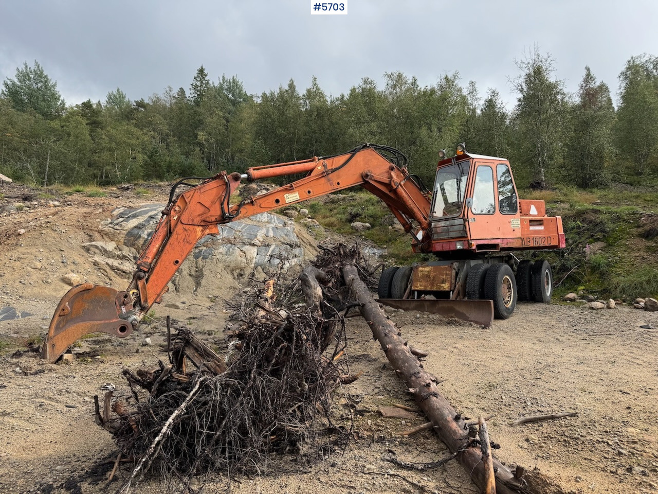 1977 Atlas 1602 D - Excavator: picture 1 1977 Atlas 1602 D - Excavator: picture 1