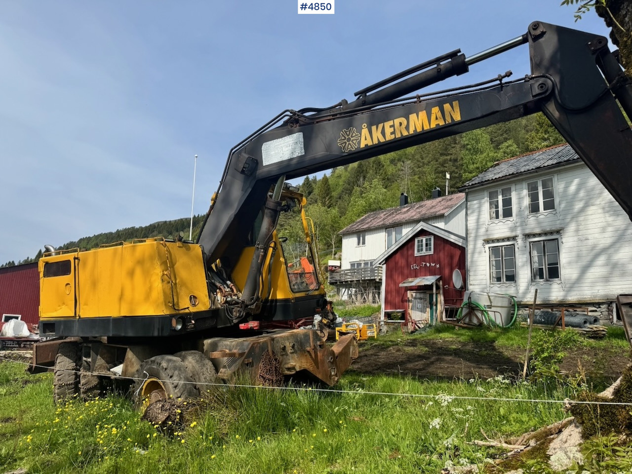1983 Åkerman H7 Wheeled excavator with digging bucket - Excavator: picture 4 1983 Åkerman H7 Wheeled excavator with digging bucket - Excavator: picture 4