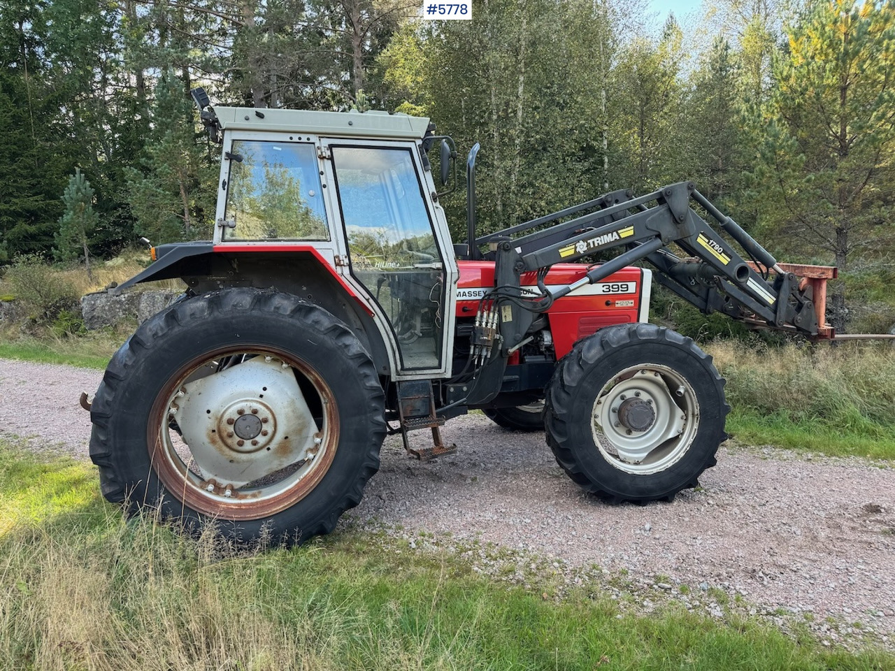 1995 Massey Ferguson 399 w/ front loader. - Farm tractor: picture 2 1995 Massey Ferguson 399 w/ front loader. - Farm tractor: picture 2