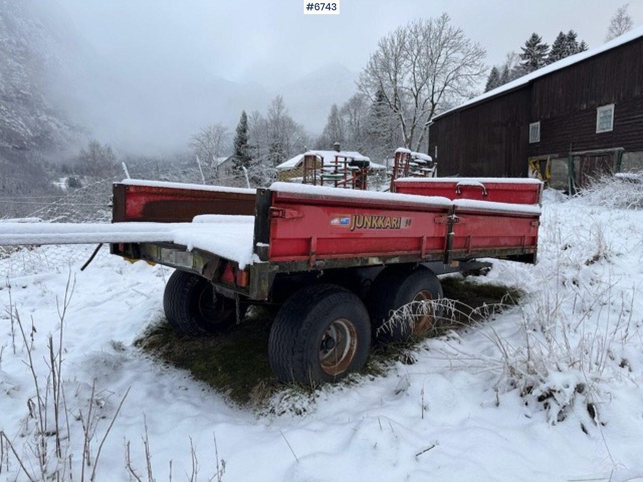 2000 Junkkari 90 w/ grain sideboards. - Farm trailer: picture 4 2000 Junkkari 90 w/ grain sideboards. - Farm trailer: picture 4