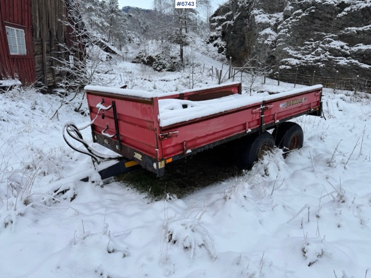 2000 Junkkari 90 w/ grain sideboards. - Farm trailer: picture 3 2000 Junkkari 90 w/ grain sideboards. - Farm trailer: picture 3