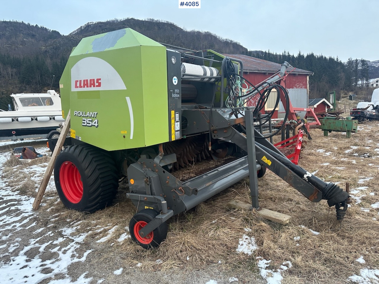 2008 Claas Rollant 354 Rotocut round baler. small repair object - Tedding equipment: picture 1 2008 Claas Rollant 354 Rotocut round baler. small repair object - Tedding equipment: picture 1