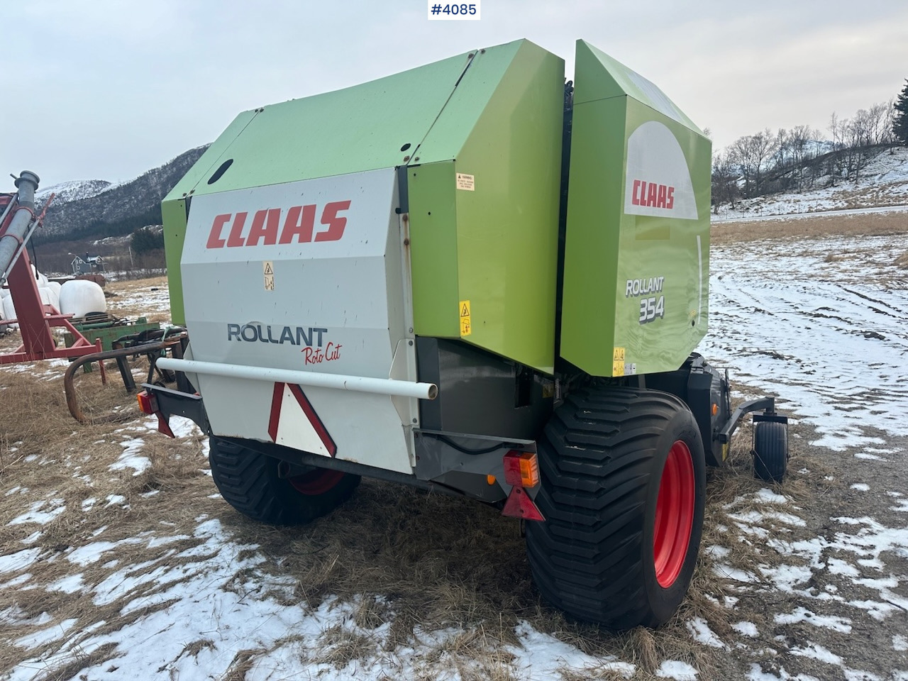 Tedding equipment 2008 Claas Rollant 354 Rotocut round baler. small repair object: picture 8