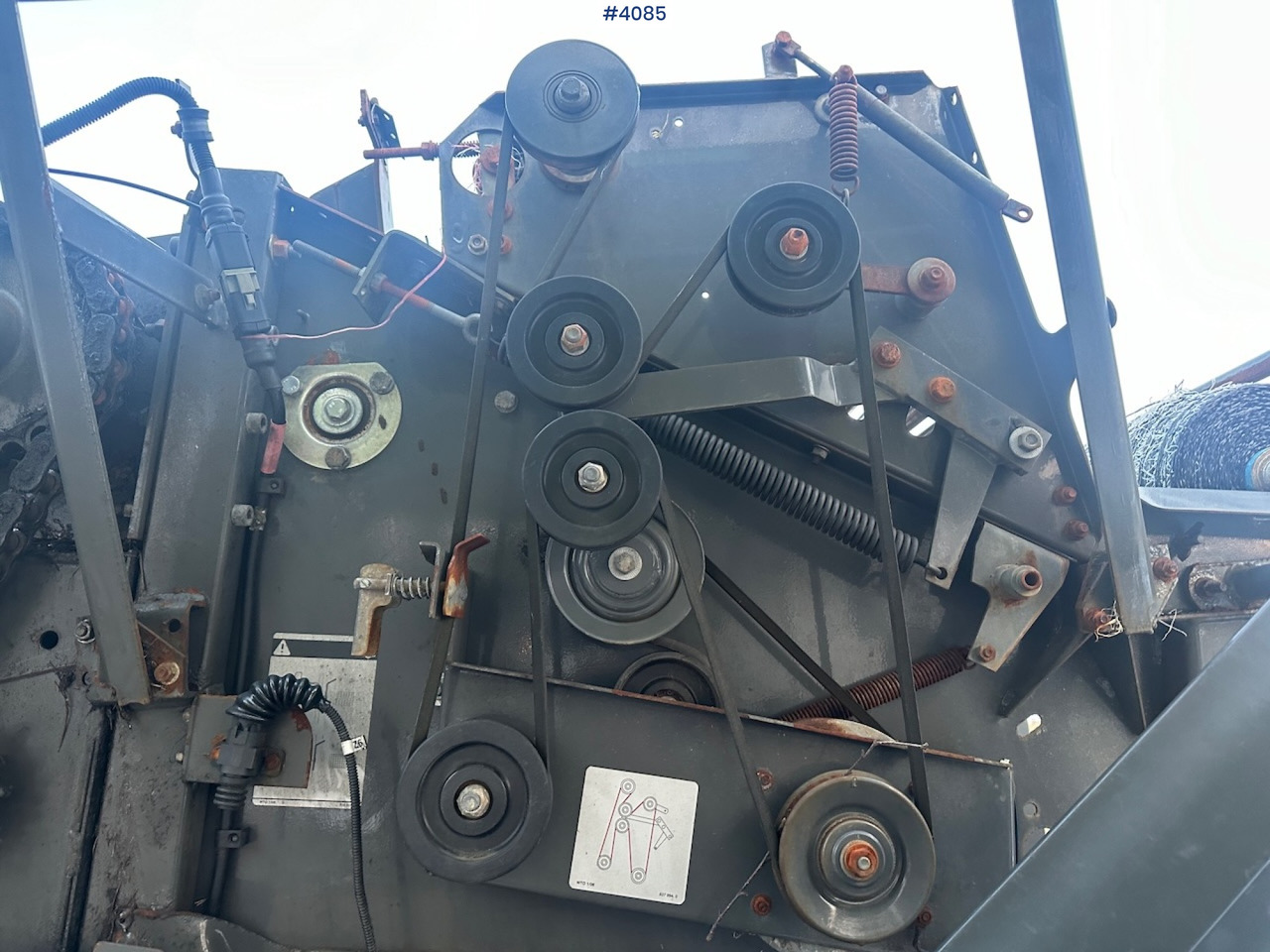Tedding equipment 2008 Claas Rollant 354 Rotocut round baler. small repair object: picture 20