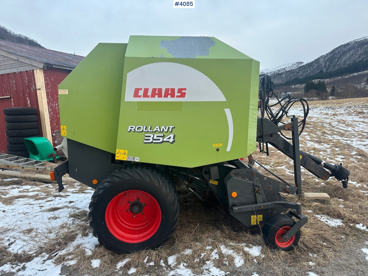 Tedding equipment 2008 Claas Rollant 354 Rotocut round baler. small repair object: picture 9