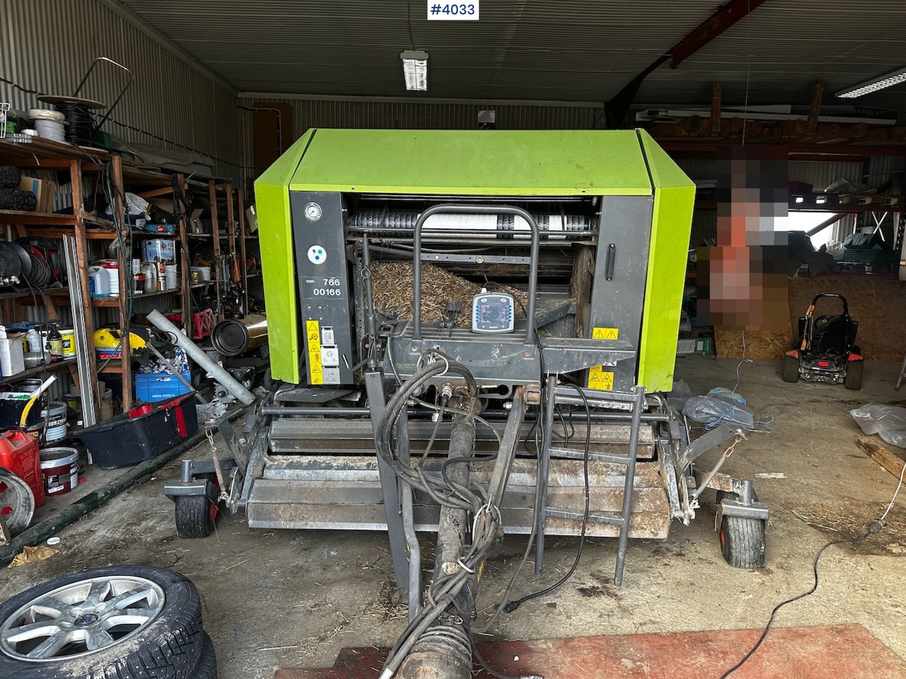 2008 Claas rollant 355 uniwrap round baler press - Tedding equipment: picture 4 2008 Claas rollant 355 uniwrap round baler press - Tedding equipment: picture 4