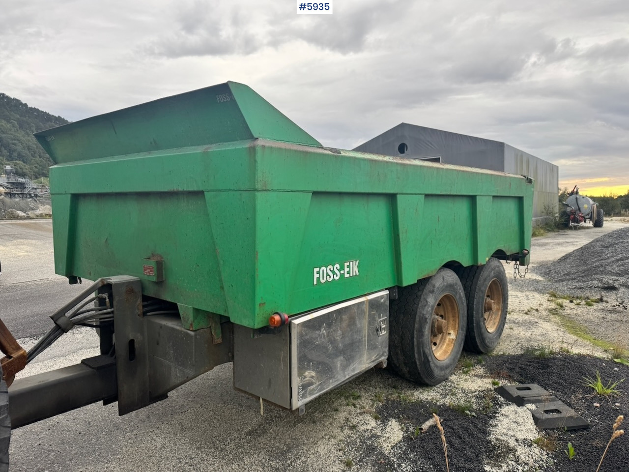 2011 Foss Eik Dumper Trailer. - Farm tipping trailer/ Dumper: picture 1 2011 Foss Eik Dumper Trailer. - Farm tipping trailer/ Dumper: picture 1
