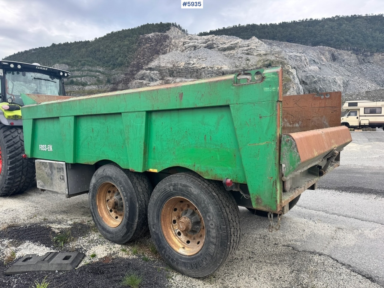 2011 Foss Eik Dumper Trailer. - Farm tipping trailer/ Dumper: picture 3 2011 Foss Eik Dumper Trailer. - Farm tipping trailer/ Dumper: picture 3