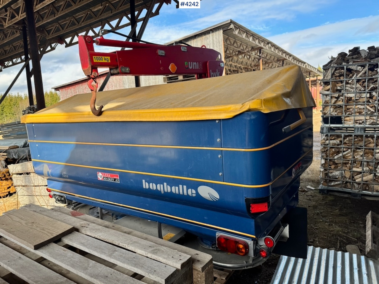 2013 Gjødselspreder m/ BYK kran fra 2015. - Fertilizer spreader: picture 2 2013 Gjødselspreder m/ BYK kran fra 2015. - Fertilizer spreader: picture 2