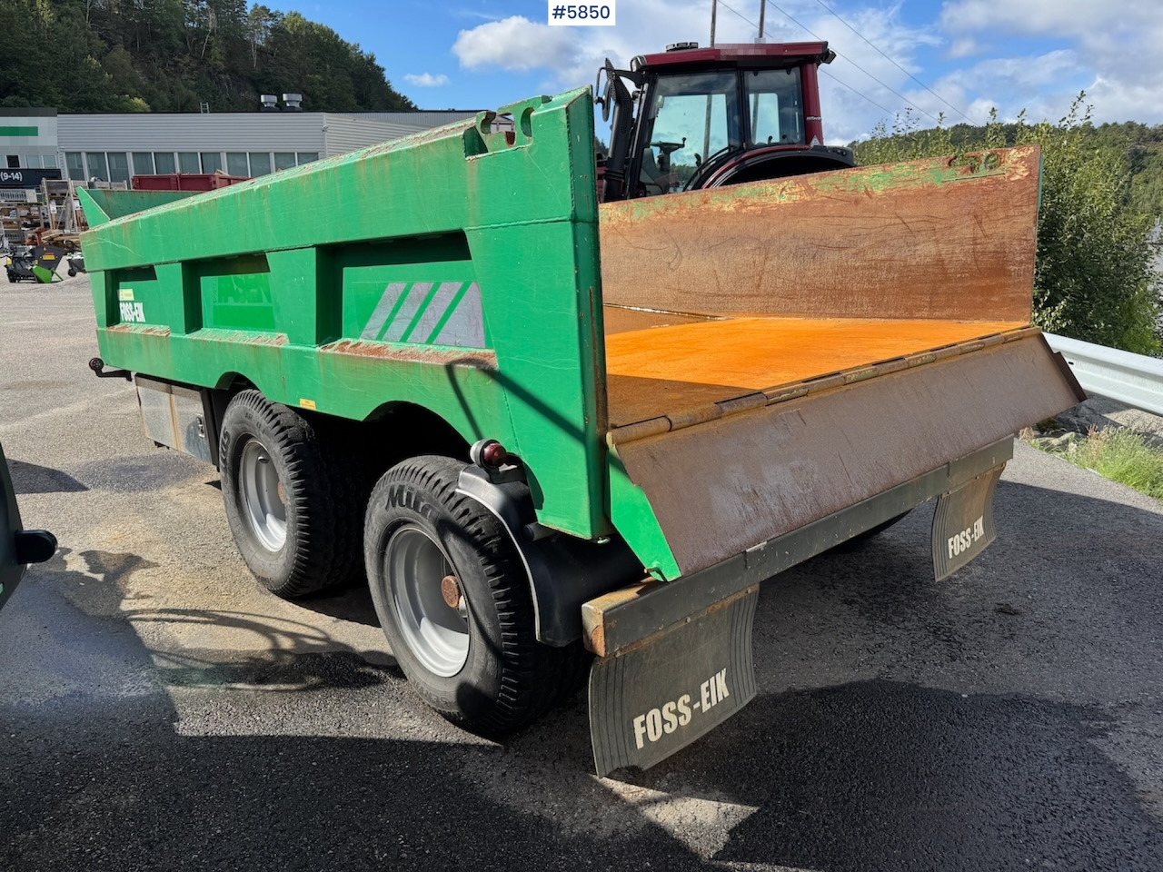 Farm tipping trailer/ Dumper 2015 Foss EIK 5.150 Dumper with 50 km/h.: picture 7