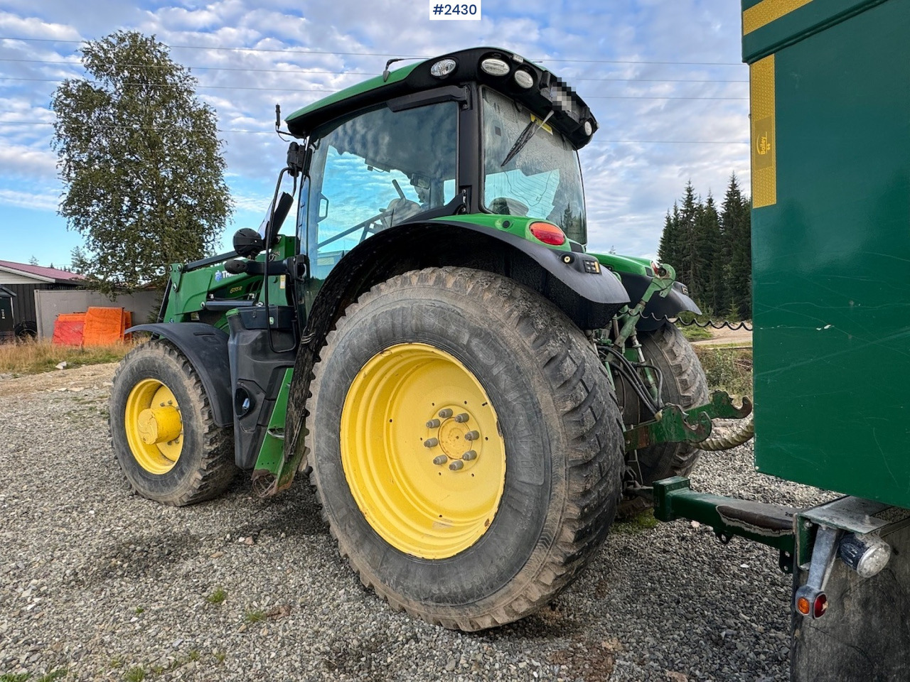 2016 John Deere 6155R w/ Trima front loader - Farm tractor: picture 4 2016 John Deere 6155R w/ Trima front loader - Farm tractor: picture 4
