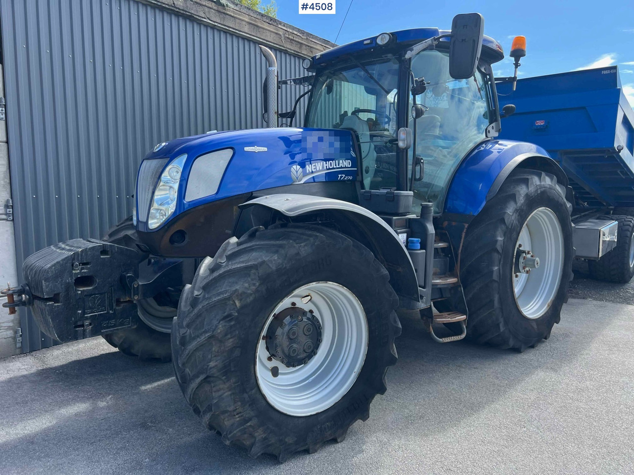 2016 New Holland T7.270 Tractor w/ 2021 Foss-Eik trailer - Farm tractor: picture 1 2016 New Holland T7.270 Tractor w/ 2021 Foss-Eik trailer - Farm tractor: picture 1