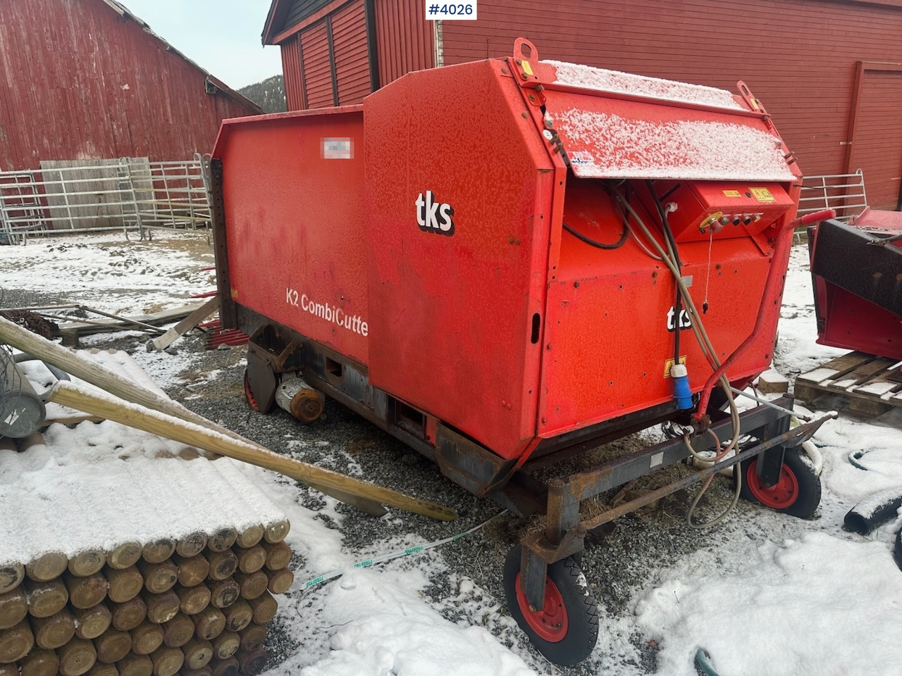 2016 TKS K2 combicutter w/ cable drum - Tedding equipment: picture 3 2016 TKS K2 combicutter w/ cable drum - Tedding equipment: picture 3