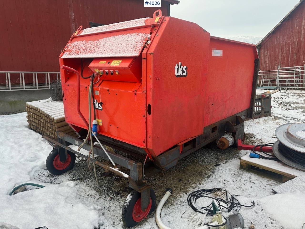 2016 TKS K2 combicutter w/ cable drum - Tedding equipment: picture 5 2016 TKS K2 combicutter w/ cable drum - Tedding equipment: picture 5