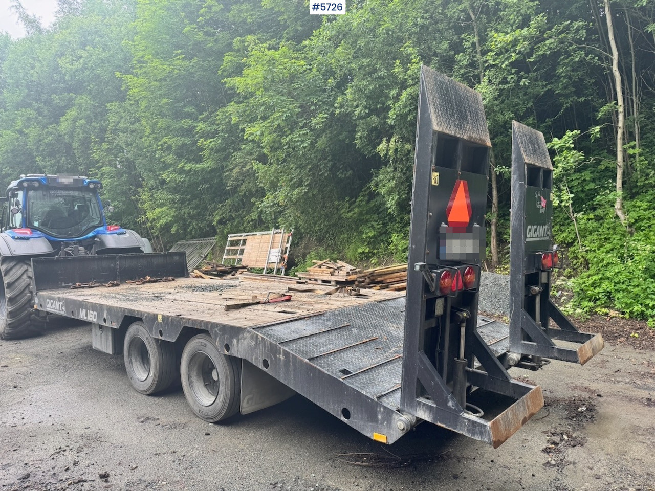 2023 Gigant ML-160 Machine trailer for tractor. - Low loader trailer: picture 3 2023 Gigant ML-160 Machine trailer for tractor. - Low loader trailer: picture 3