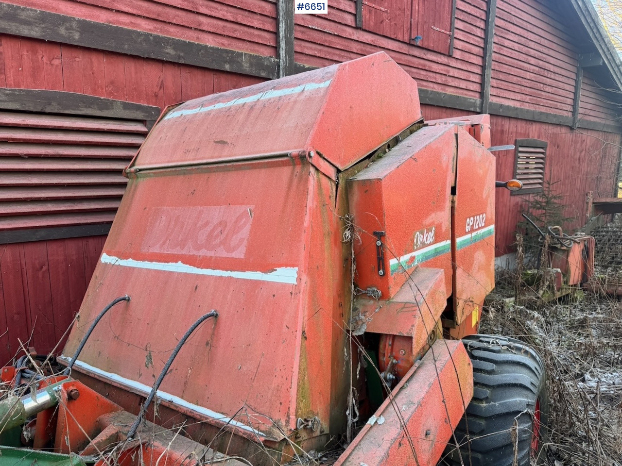 Approx. 1995 Orkel GP1202 Round Baler. - Tedding equipment: picture 3 Approx. 1995 Orkel GP1202 Round Baler. - Tedding equipment: picture 3