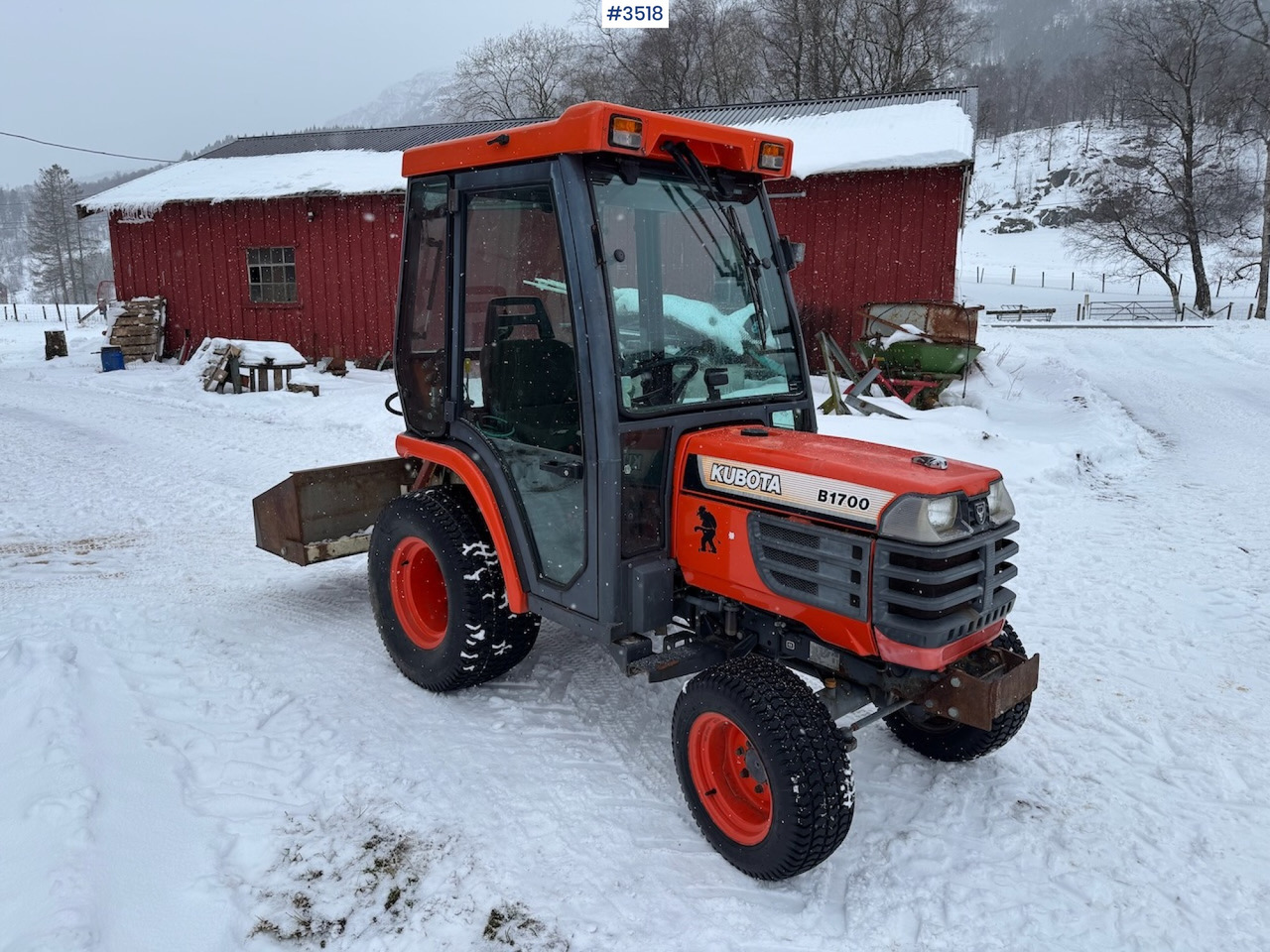 Kubota B1700 with low hours and some extra equipment - Farm tractor: picture 3 Kubota B1700 with low hours and some extra equipment - Farm tractor: picture 3