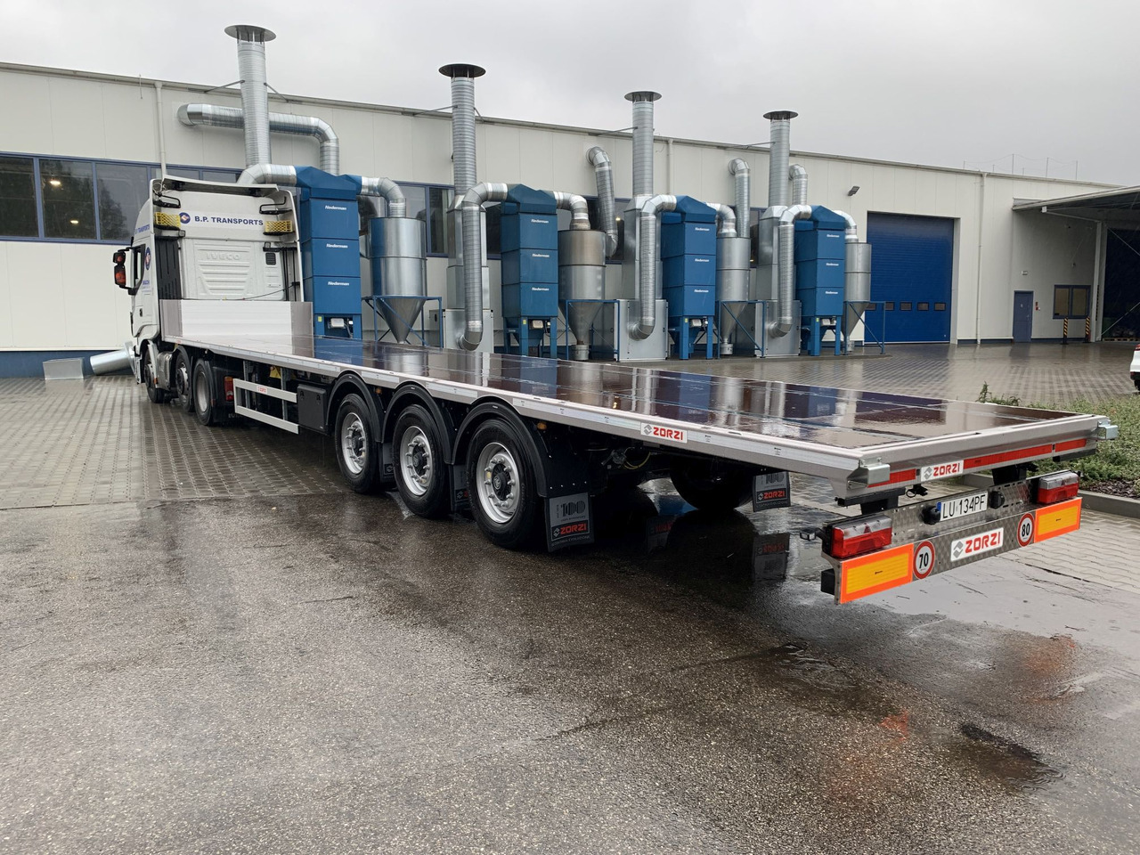 ZORZI 38S Platforma Standard, 2019 jak NOWA - Dropside/ Flatbed semi-trailer: picture 1 ZORZI 38S Platforma Standard, 2019 jak NOWA - Dropside/ Flatbed semi-trailer: picture 1