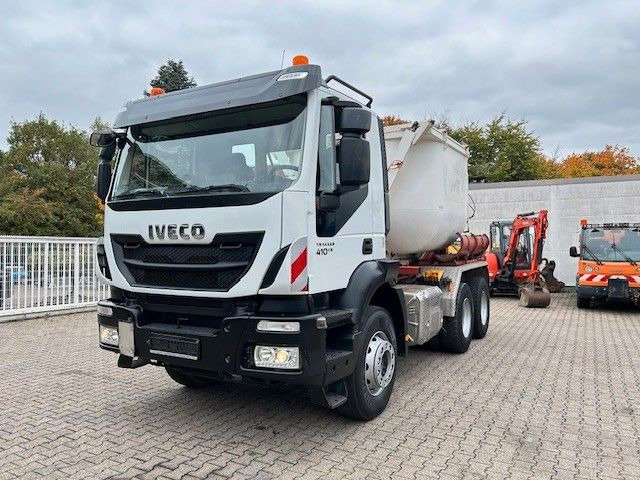 Iveco 410 TRAKKER Wechselsystem Kipper + Asphaltmulde - Skip loader truck: picture 1 Iveco 410 TRAKKER Wechselsystem Kipper + Asphaltmulde - Skip loader truck: picture 1