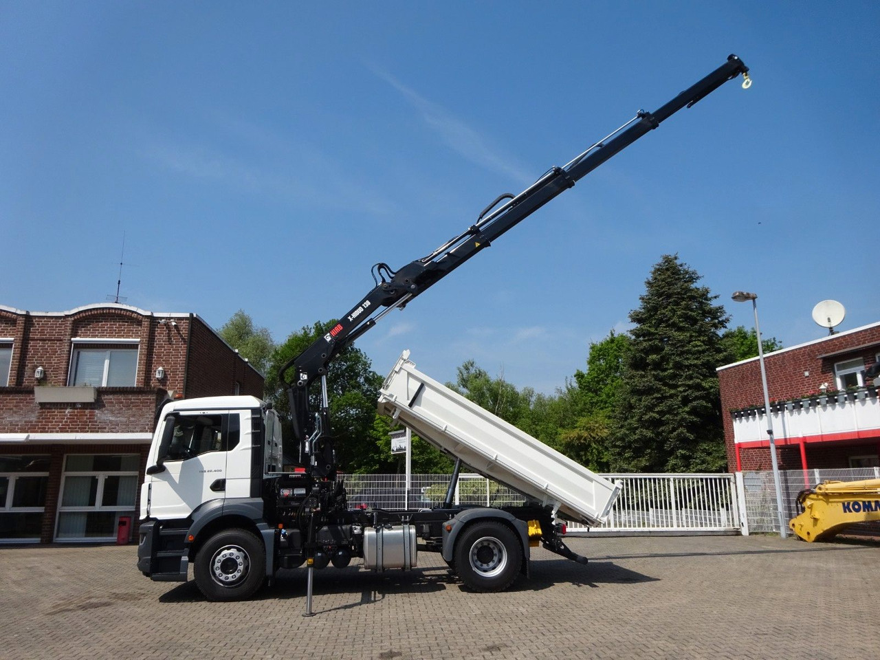 MAN 22.400 TGS + HIAB X-HIDUO 138 Kran - Tipper, Crane truck: picture 2 MAN 22.400 TGS + HIAB X-HIDUO 138 Kran - Tipper, Crane truck: picture 2