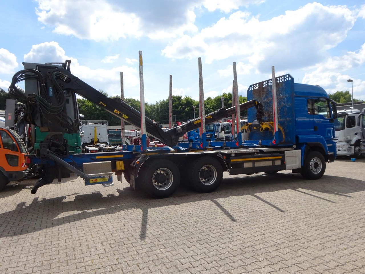 MAN 26.510 mit KESLA 2112 Holzkran+Kabine+Greifer - Timber truck, Crane truck: picture 2 MAN 26.510 mit KESLA 2112 Holzkran+Kabine+Greifer - Timber truck, Crane truck: picture 2