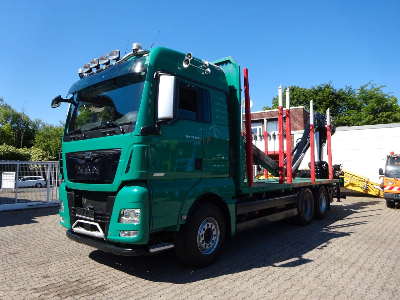 MAN 33.560 TGX mit TAJFUN L150Z Holzladekran 6x4 - Timber truck, Crane truck: picture 2 MAN 33.560 TGX mit TAJFUN L150Z Holzladekran 6x4 - Timber truck, Crane truck: picture 2