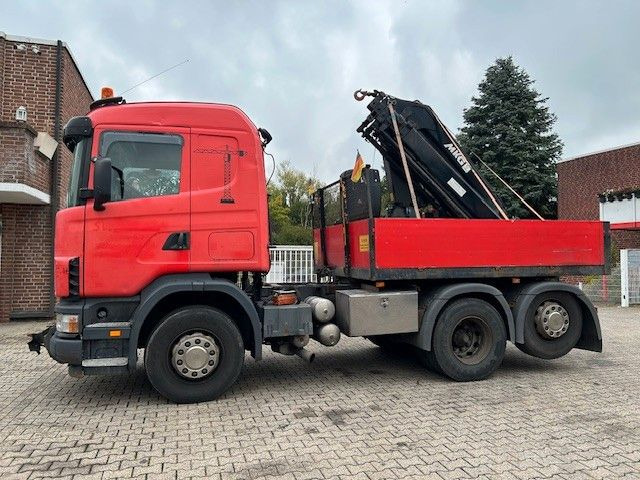 Scania 124 L 470 Pritsche 6x2 - Dropside/ Flatbed truck, Crane truck: picture 1 Scania 124 L 470 Pritsche 6x2 - Dropside/ Flatbed truck, Crane truck: picture 1
