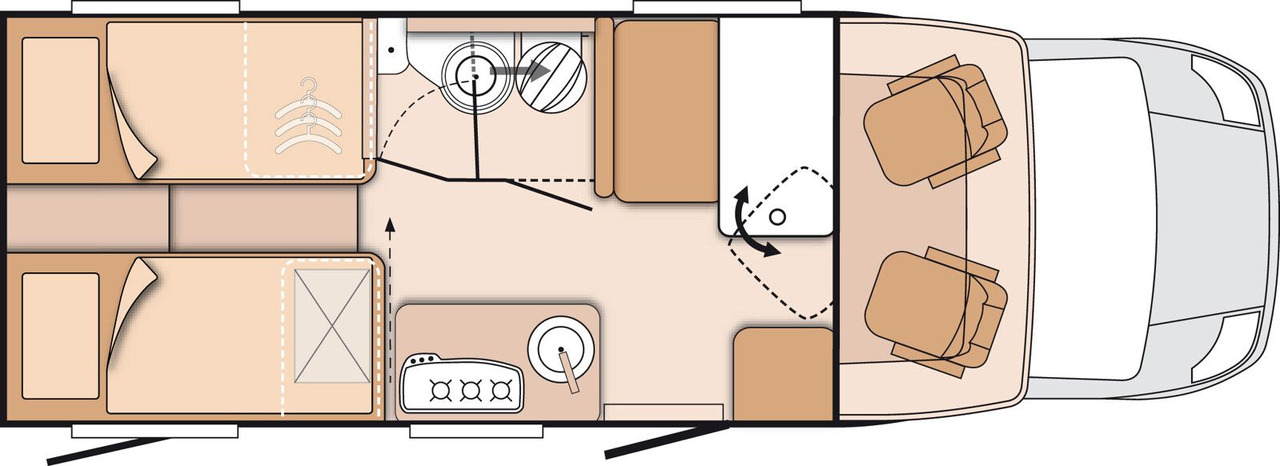 Knaus Sky Ti 650 MEG 1.HAND#SAT-TV#2xKLIMA#SOLAR - Semi-integrated motorhome: picture 2 Knaus Sky Ti 650 MEG 1.HAND#SAT-TV#2xKLIMA#SOLAR - Semi-integrated motorhome: picture 2